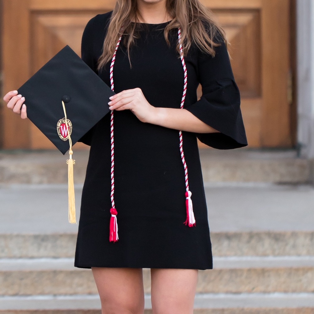 Black sweater dress from Anthropologie
